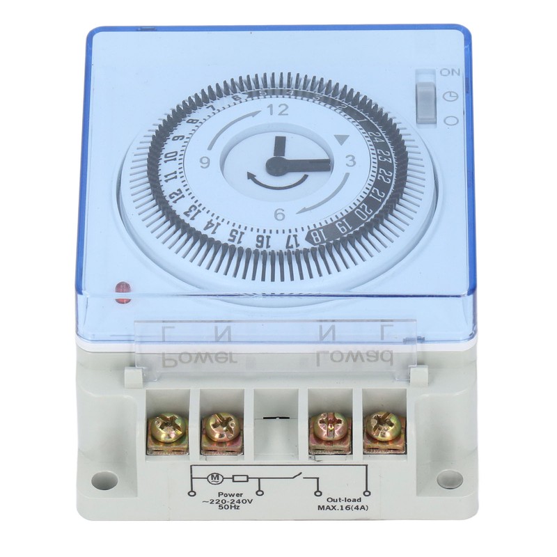 24 Hour Mechanical Time Switch Automatic Power Off Quick Connect