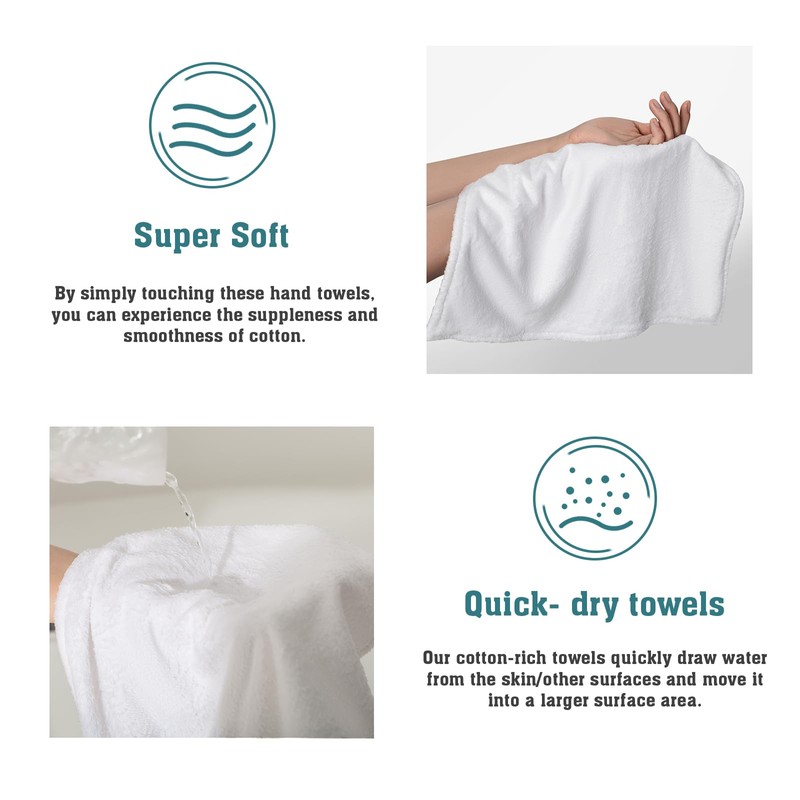 Giwawa 2PCs Snowman Kitchen Hanging Towel Christmas Winter Snow Trees