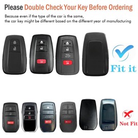 Z.MYUKI Corolla Touring Sports Hybrid E210 Key Case with Keyring for Toyota Corolla Cross 2019-2022 2023 Accessories Original, red