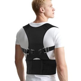 CinturóN de Soporte Lumbar, Soporte de Espalda Ajustable, Faja Lumbar para Espalda Aliviar Dolor y Lesiones, Transpirable para Hombres Y Mujeres...   