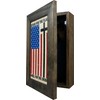 American Flag Hidden Gun Storage Cabinet - Stand For The