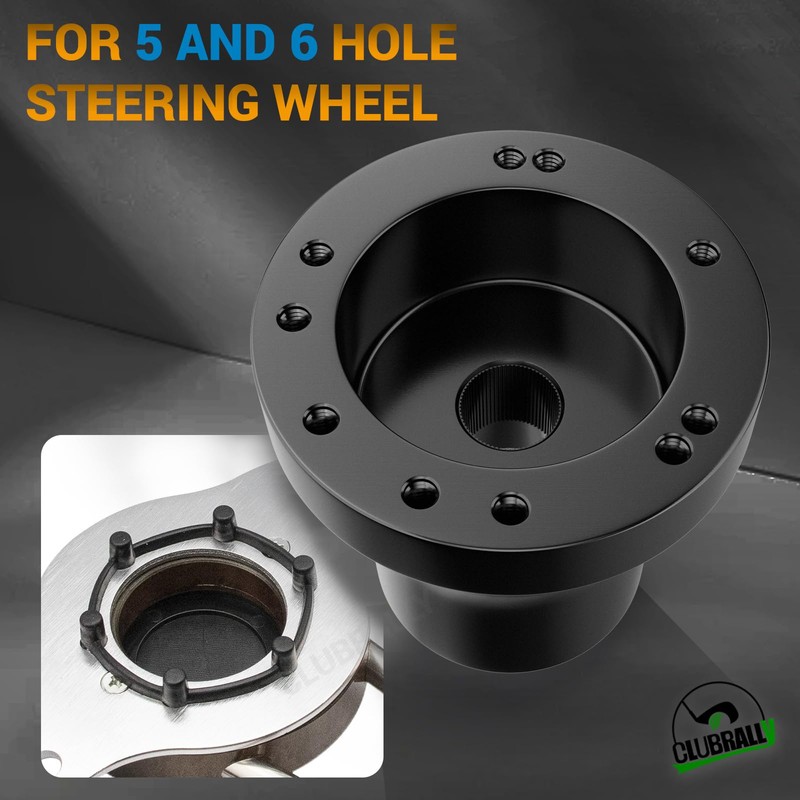 CLUBRALLY Golf Cart Steering Wheel Adapter for Club Car DS