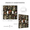 Rougui Decorative Switch Plate Covers Rustic Red Mushroom Plant Green