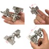LIKERAINY 95Deg Inset Face Frame Hinge 35mm with Hydraulic Damper
