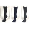 Men's 5 Toe High Socks, 3 Pairs Set, 100% Cotton