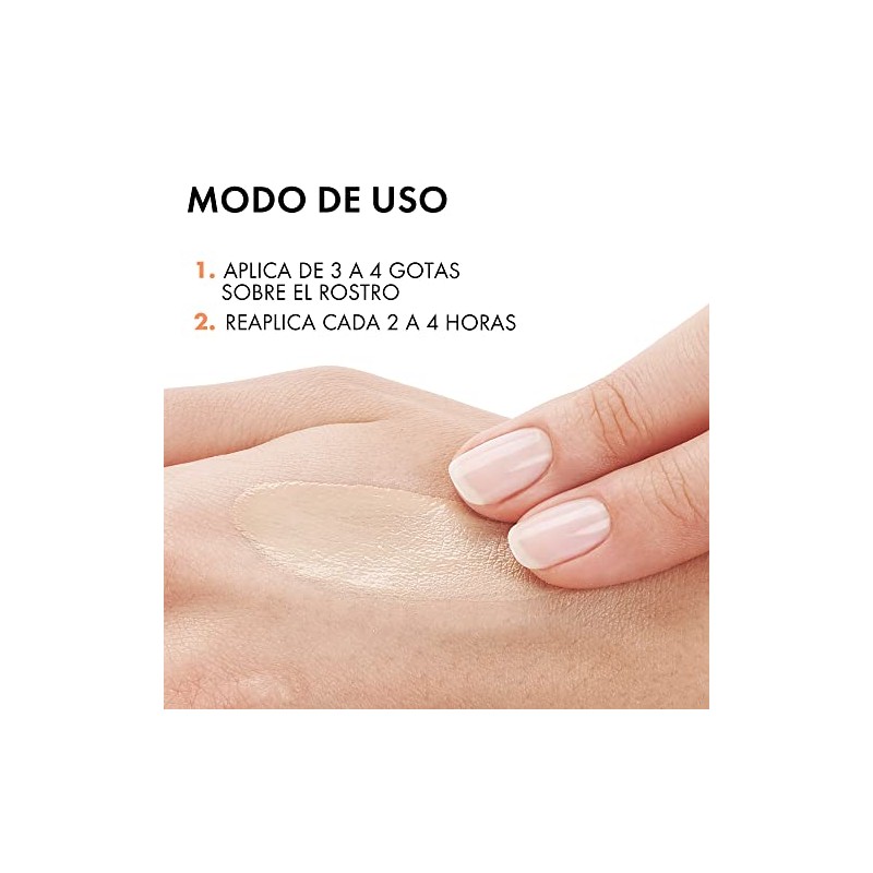 VICHY Protector Solar Facial Anti-manchas 3en1 Toque Seco con Color