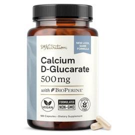 SM Nutrition Calcium D-Glucarate 500mg Capsule with Bioperine / 에스엠뉴트리션 칼슘 D-글루카레이트 500mg 바이오페린 포함 캡슐