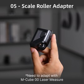 HOZO M-Cube Laser Measuring Tool Adaptor 05 Scale Roller,Electronic Digital Tape Measure with Laser,Infinite Customized Scales and ±1/32 inch Accuracy,93 Built-in US Imperial, Metric Scales