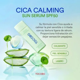Tocobo Cica Calming Sun Serum Spf50 Pa Bloqueador Solar                                                                                               