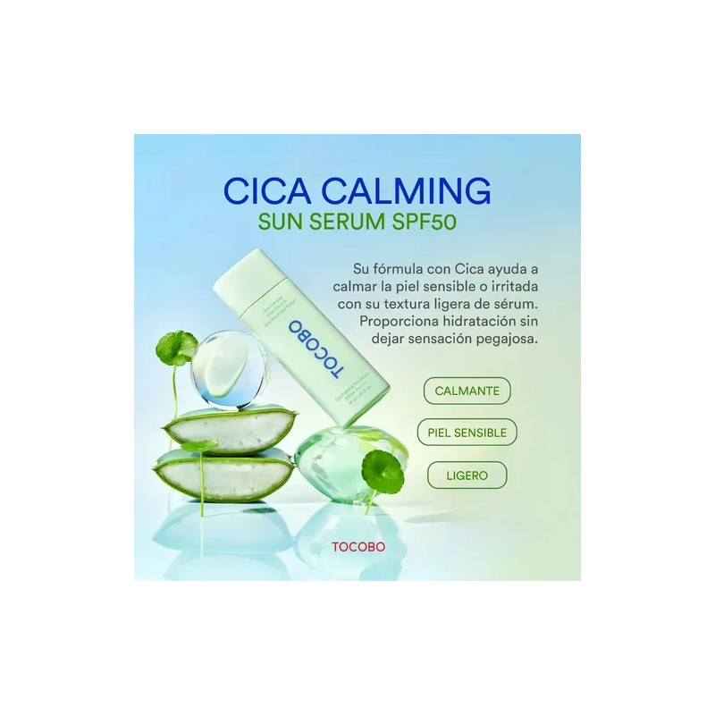 Tocobo Cica Calming Sun Serum Spf50 Pa Bloqueador Solar