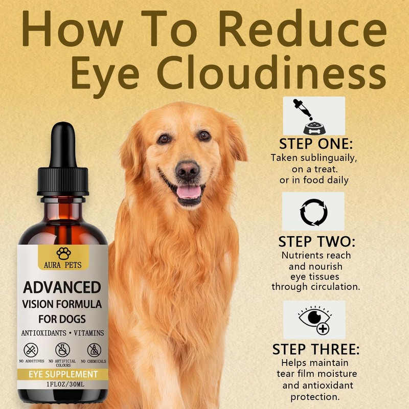 Aura Pets Advanced Vision Formula for Dogs - Eye Health
