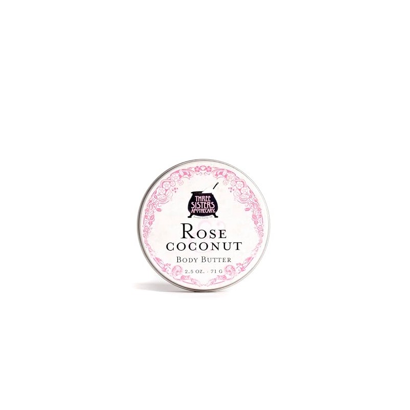 Three Sisters Apothecary 2.5 oz. Body Butters (Rose & Coconut)