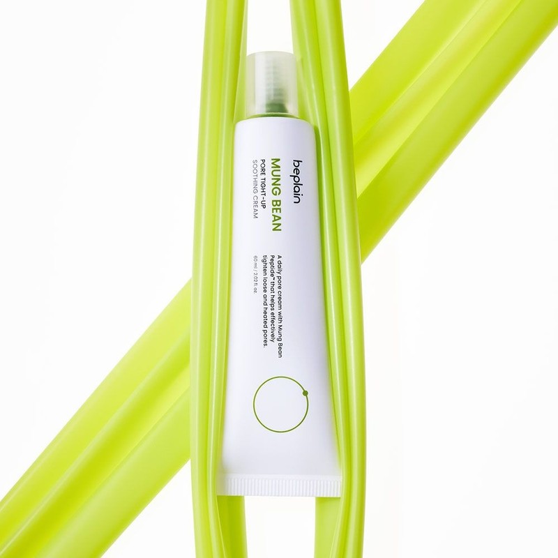 비플레인 녹두 모공 타이트업 수딩 크림 60ml Mung Bean Pore