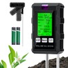 Wigearss 6-in-1 Soil Meter pH Moisture Temperature Light Soil Tester