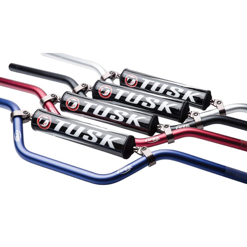 Tusk T-10 Aluminum 7/8" Handlebar ATV Sport Bend Red