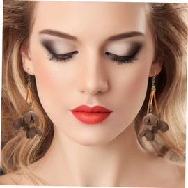 Baluue 1 Pair Retro Earrings for Women Unique Bohemian Style Eardrop Jewelry Comfortable Design for Everyday Wear Special Occasions Elegant Durable