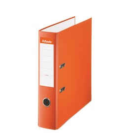 Esselte 42323 Aktenschrank aus Kunststoff mit Hebel, beschichtet, Polypropylen, Naranja
