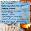Maple Syrup Filter Set - 1 Qt. (3 pieces) -