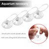 FEBSNOW Aquarium Suction Cups, Fish Tank Suction Cups Aquarium Suction