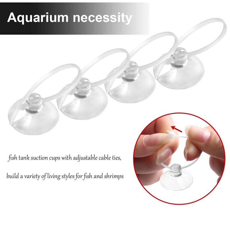 FEBSNOW Aquarium Suction Cups, Fish Tank Suction Cups Aquarium Suction