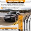 AUTOBOO Limpiaparabrisas de 22 + 20 pulgadas con limpiaparabrisas trasero
