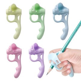 Jravezt Pencil Grip, Pencil Holding Correction, Pen Grip, Posture Correction, Training, Pencil More, For Both Left and Right Hands, Pencil Set, Funny Study Set, Elementary School Students, Children /