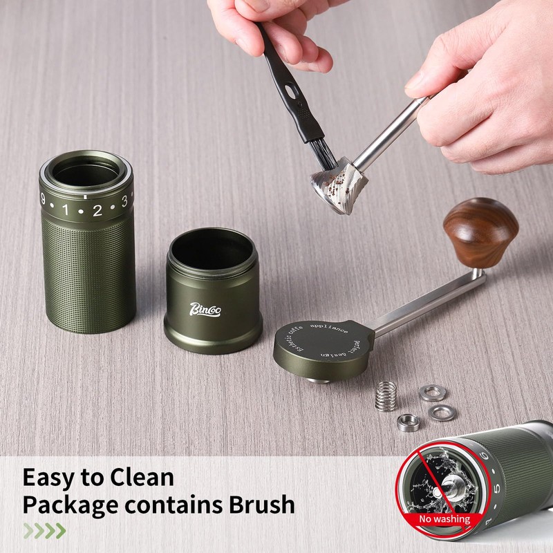 Bincoo Manual Coffee Grinder Manual Foldable Handle– Espresso Hand Coffee