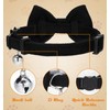 Dog Bow Tie Collar, Dog Collar with Bowtie Soft Velvet