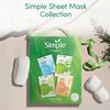 Simple Sheet Mask Collection Gift Set with four of our