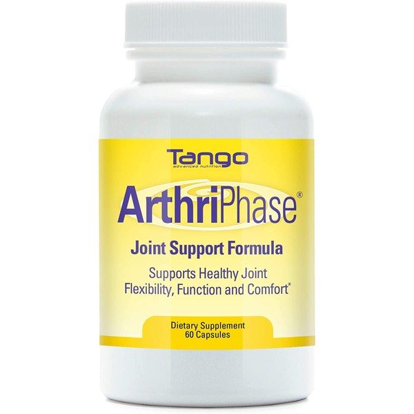 Tango ArthriPhase Natural Joint Relief Supplement for Soothing Discomfort and Improving Joint Health (60 Capsules)