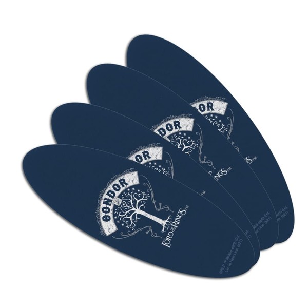 Lord of the Rings Tree of Gondor Double-Sided Oval Nail