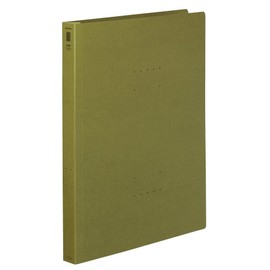 Kokuyo NEOS Flat File Thick Binding 250 Sheets A4 Olive Green F-NEW10DG