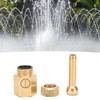 Female Thread Fountain Nozzle Brass Adjustable Water Spray Head with