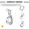 AMYSPORTS Heavy Duty Slip Hook Load Tow Chain Clevis Hook