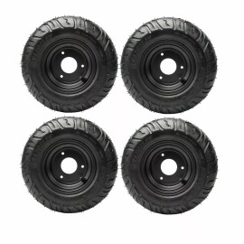 Unbranded 4pc 13x5.00-6 Wheel Tire 6" Rim 13x5-6 13x500-6 ATV Go Kart Mower Lawn Quad