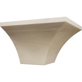 3 1/2"P x 4"H WM291 Americraft Solid Hardwood Stain Grade TrimPro Crown Moulding Outside Corner, Maple (Matches Moulding MLDW01X05WM291MA)