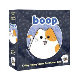 Smirk & Dagger, Boop - Adorable Juego de Mesa de Estrategia para 2 Jugadores, 32 Piezas de Gato y Gatito, es un Gran Regalo para Parejas, Familiares, Adultos y niños, a Partir de 10 años