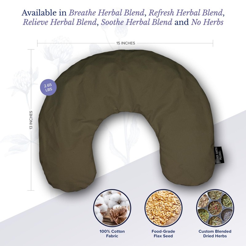 Mother Earth Pillows Small Triggerpoint Pillow for Neck and Shoulders