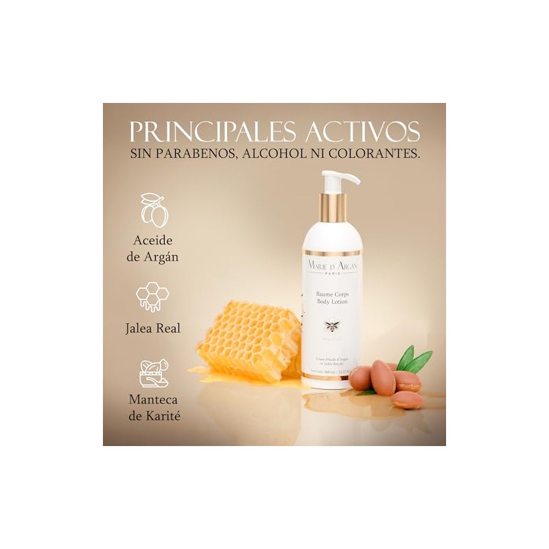 MARIE D'ARGAN Kit Cuidado Corporal de 2 Piezas, Loción Corporal