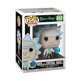 Funko Pop! Animation: Rick and Morty - Rick with Crystal Skull, Multicolor