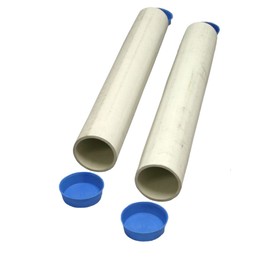 Douglas GS-24RD/PVC Ground Sleeves for Tennis Courts, 24" Long for 2-7/8" OD Posts