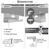 Under Desk Cable Management Tray no Drill – Wire Management