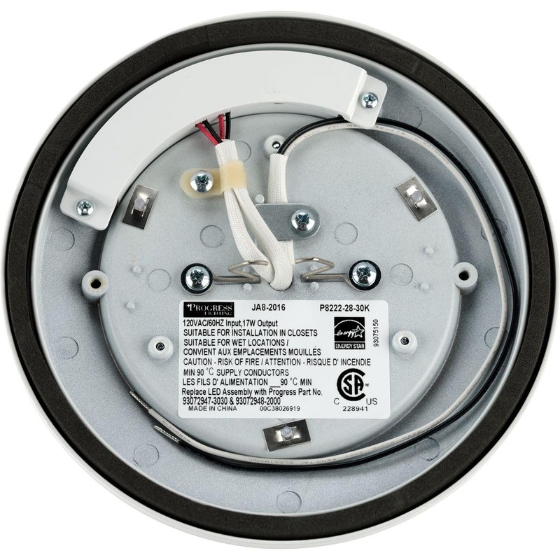 Progress Lighting P8222-28-30K Led Flush Mount, White