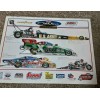 NHRA Vintage 2006 NHRA Powerade Champions Poster John Force Schumacher