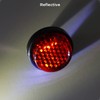 evermotor Red Reflectors Motorcycle License Plate Bolts and Nuts -