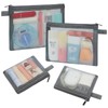 besharppin Mesh Cosmetic Pouch, Set of 4, Makeup Pouch, Cosmetic