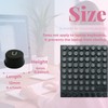 Keyboard Stickers for Long Nails, Adhesive Reusable Protective Raised Silicone