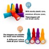 CNYMANY 8 pcs of Wine Stoppers, Reusable Silicone Beverage Bottle