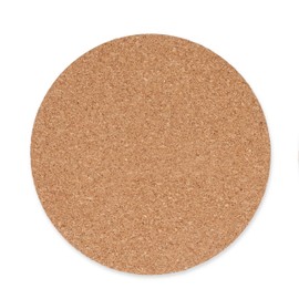 True Fabrications 3952 Bulk Buoyant Tabletop Cork Coasters, Natural