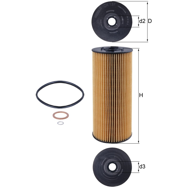Knecht OX 137D Oil Filter